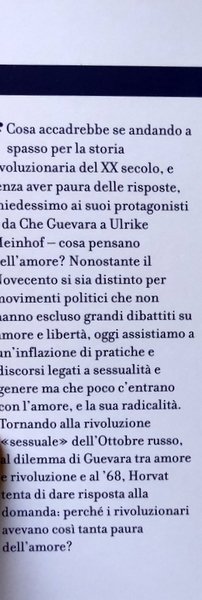 LA RADICALITÀ DELL'AMORE. DESIDERIO E RIVOLUZIONE