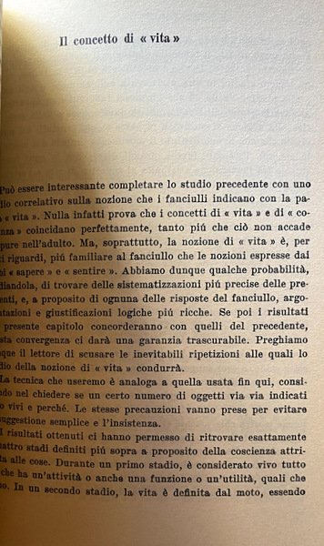 LA RAPPRESENTAZIONE DEL MONDO NEL FANCIULLO