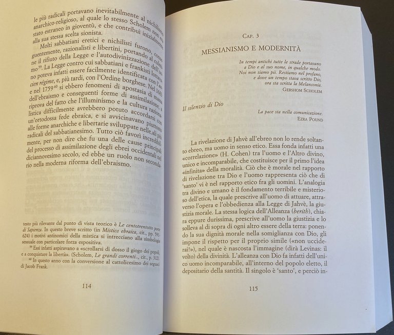 LA REDENZIONE INEFFETTUALE. WALTER BENJAMIN E IL MESSIANISMO MODERNO