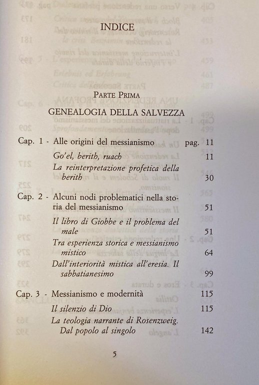 LA REDENZIONE INEFFETTUALE. WALTER BENJAMIN E IL MESSIANISMO MODERNO