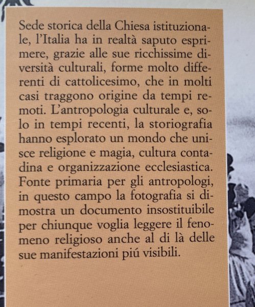 LA RELIGIONE DEGLI ITALIANI