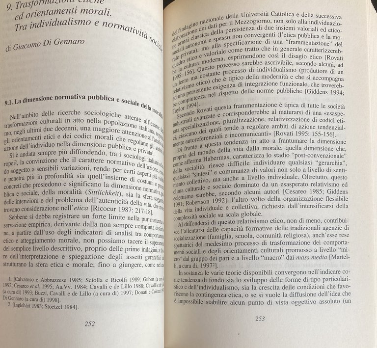 LA RELIGIOSITÀ NEL MEZZOGIORNO. PERSISTENZA E DIFFERENZIAZIONE DELLA RELIGIONE IN …