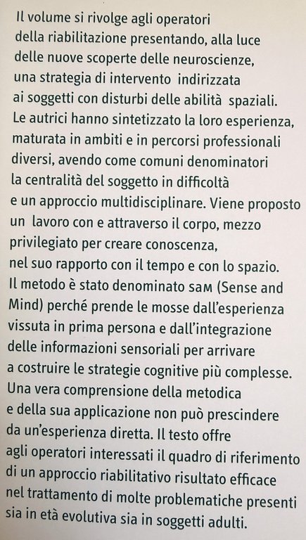 LA RIABILITAZIONE SPAZIALE. IL METODO SAM. | Immagine Gallery 3