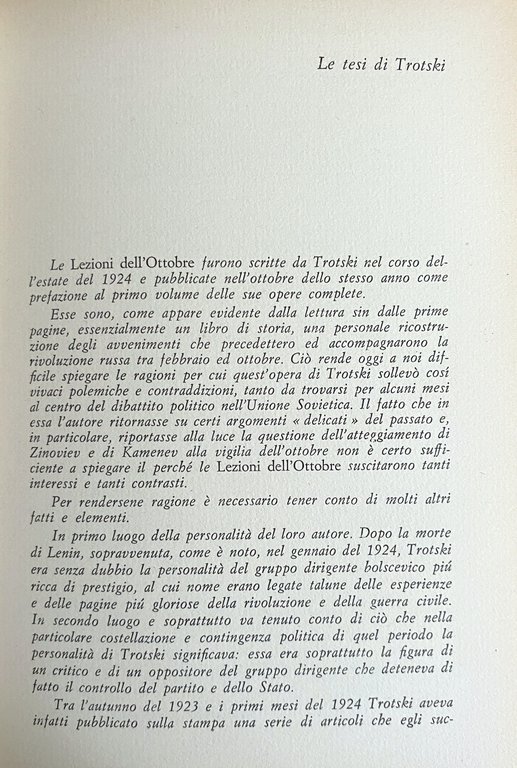 LA RIVOLUZIONE PERMANENTE E IL SOCIALISMO IN UN PAESE SOLO. …