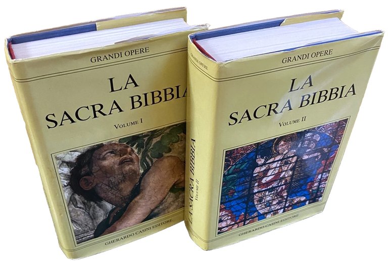 LA SACRA BIBBIA. VOLUMI 1-2. ILLUSTRAZIONI DI GUSTAVO DORÉ, TRADUZIONE …
