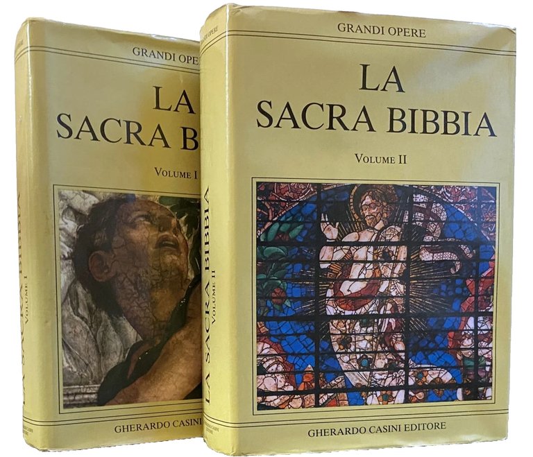LA SACRA BIBBIA. VOLUMI 1-2. ILLUSTRAZIONI DI GUSTAVO DORÉ, TRADUZIONE …