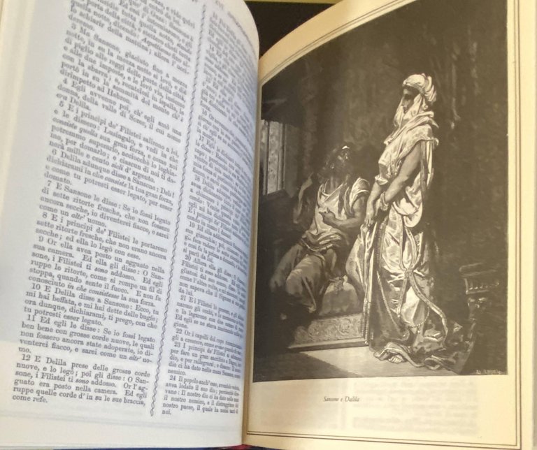 LA SACRA BIBBIA. VOLUMI 1-2. ILLUSTRAZIONI DI GUSTAVO DORÉ, TRADUZIONE …