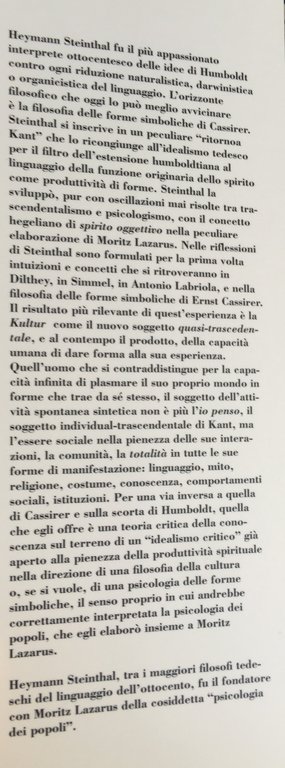 LA SCIENZA DELLA LINGUA DI WILHELM VON HUMBOLDT E LA …