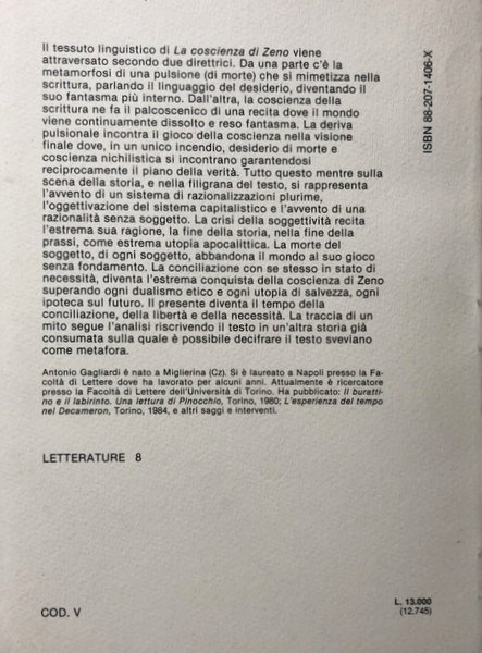 LA SCRITTURA E I FANTASMI. RADICI DE LA COSCIENZA DI …