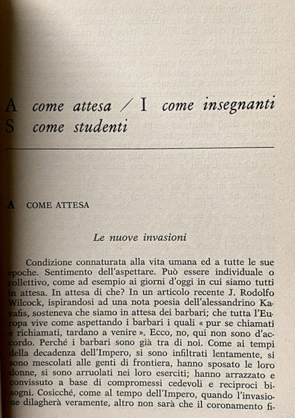 LA SCUOLA DELLA RESA. CONTRODIZIONARIO.