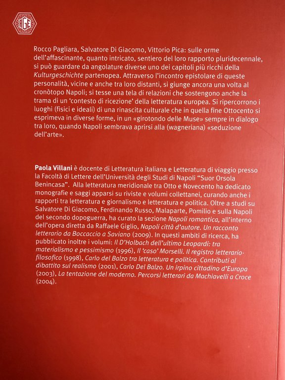 LA SEDUZIONE DELL'ARTE: PAGLIARA, DI GIACOMO, PICA: I CARTEGGI | Immagine Gallery 4