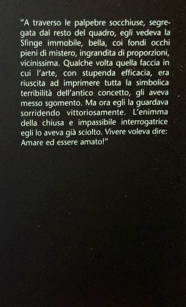 LA SFINGE. A CURA DI LUCIANA PASQUINI