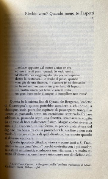 LA SICUREZZA FA CHIASSO. AMBIENTE, RISCHIO, QUALITÀ DELLA VITA