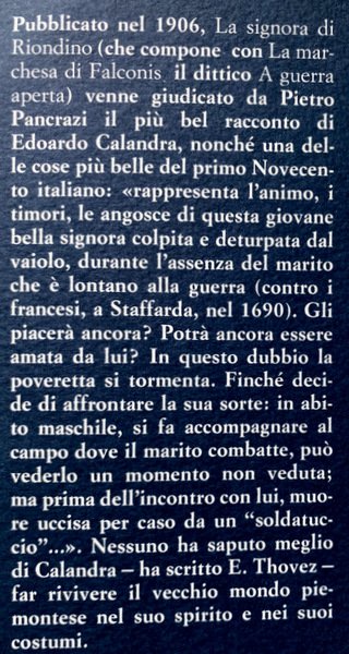 LA SIGNORA DI RIONDINO. A CURA DI RICCARDO REIM