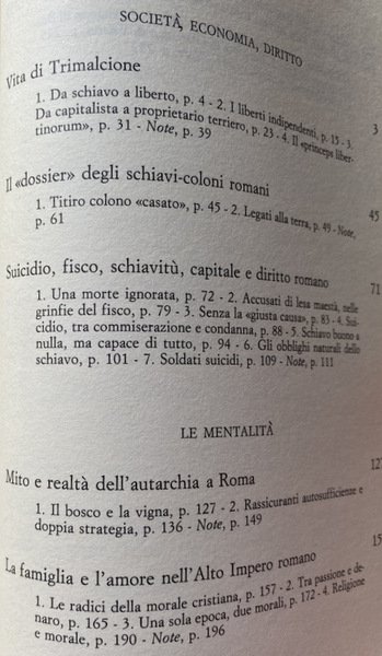 LA SOCIETÀ ROMANA