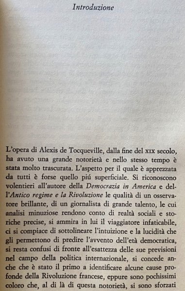 LA SOCIOLOGIA DI TOCQUEVILLE. DEMOCRAZIA E SOCIETÀ MODERNA