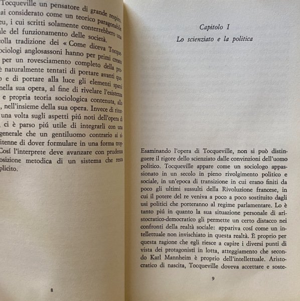 LA SOCIOLOGIA DI TOCQUEVILLE. DEMOCRAZIA E SOCIETÀ MODERNA