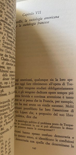 LA SOCIOLOGIA DI TOCQUEVILLE. DEMOCRAZIA E SOCIETÀ MODERNA