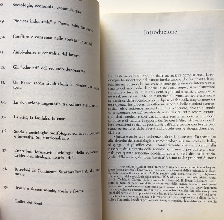 LA SOCIOLOGIA IN ITALIA. STORIA, TEMI E PROBLEMI (1945-60)