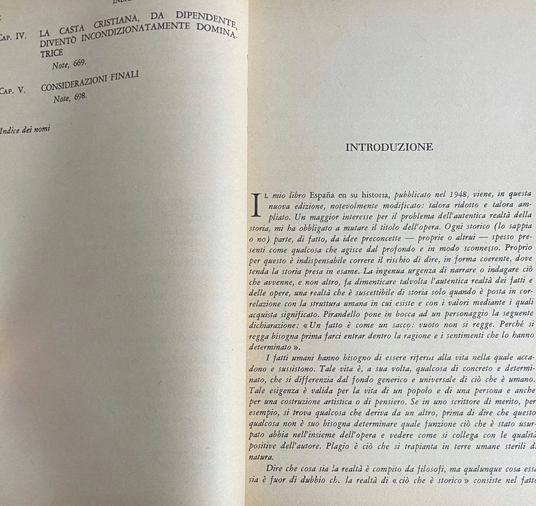 LA SPAGNA NELLA SUA REALTÀ STORICA. CON UN EPILOGO DEL …