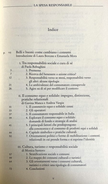 LA SPESA RESPONSABILE. IL CONSUMO BIOLOGICO E SOLIDALE.