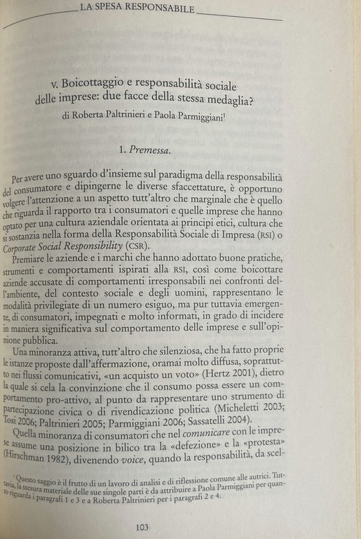 LA SPESA RESPONSABILE. IL CONSUMO BIOLOGICO E SOLIDALE.