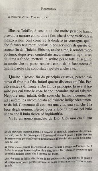 LA STORIA DI GESÙ FORMATA DAL TESTO DEI QUATTRO VANGELI …