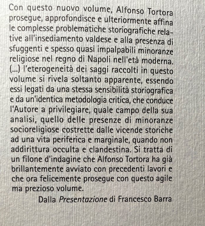 LA STORIA E LA CHIESA (SECOLI XVI-XVII). RICERCHE E LETTURE …