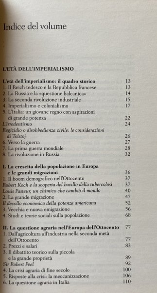 LA STORIA. L'ETÀ DELL'IMPERIALISMO. LA FRANCIA DELLA TERZA REPUBBLICA, L'INGHILTERRA …