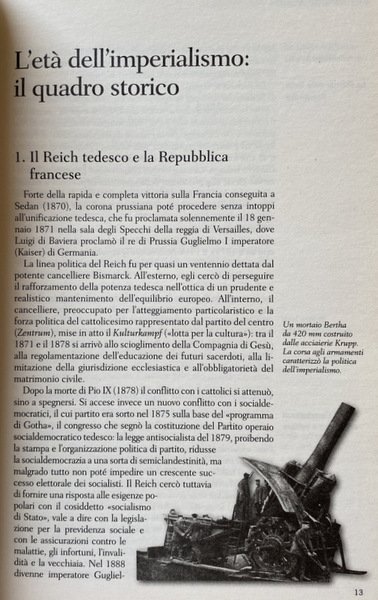 LA STORIA. L'ETÀ DELL'IMPERIALISMO. LA FRANCIA DELLA TERZA REPUBBLICA, L'INGHILTERRA …