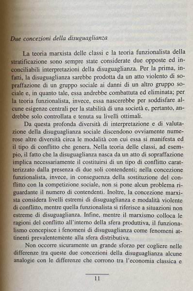 LA STRATIFICAZIONE IMPERFETTA. SAGGIO SULLA TEORIA DELLA DISUGUAGLIANZA SOCIALE