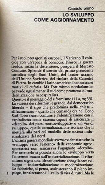 LA SVOLTA. CHIESA E POLITICA TRA MEDELLIN E PUEBLA