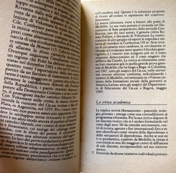 LA SVOLTA. CHIESA E POLITICA TRA MEDELLIN E PUEBLA