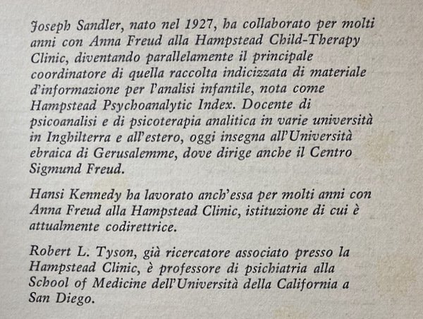 LA TECNICA DELLA PSICOANALISI PSICANALISI INFANTILE. SEMINARI CON ANNA FREUD