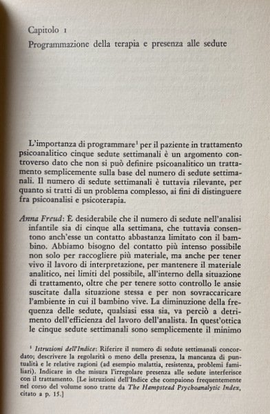 LA TECNICA DELLA PSICOANALISI PSICANALISI INFANTILE. SEMINARI CON ANNA FREUD