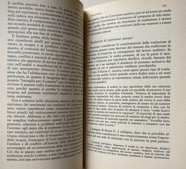 LA TECNICA DELLA PSICOANALISI PSICANALISI INFANTILE. SEMINARI CON ANNA FREUD