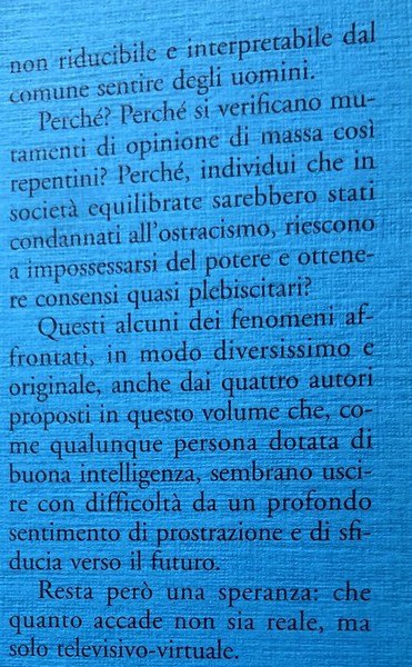LA TELEVISIONE E IL POTERE NEL PAESE DEI CAMPANELLINI. CONSIDERAZIONI …