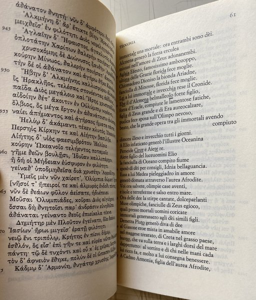 LA TEOGONIA DI ESIODO E TRE INNI OMERICI NELLA TRADUZIONE …