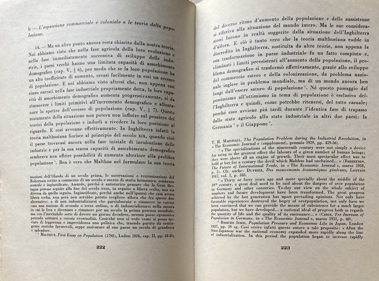 LA TEORIA ECONOMICA DELLA COLONIZZAZIONE