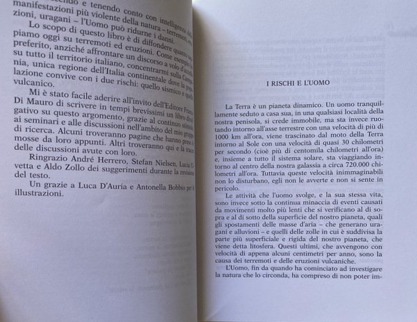 LA TERRA INQUIETA. DIFENDERSI DA TERREMOTI ED ERUZIONI