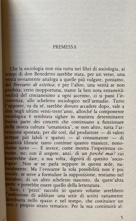 LA TESSERA E IL «PUZZLE». LA LETTERATURA DELLA SOCIOLOGIA