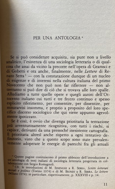 LA TESSERA E IL «PUZZLE». LA LETTERATURA DELLA SOCIOLOGIA