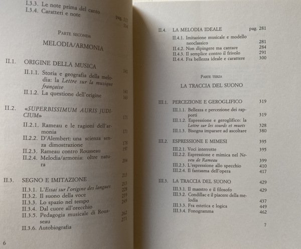 LA TRACCIA DEL SUONO. ESPRESSIONE E INTERVALLO NELL'ESTETICA ILLUMINISTA