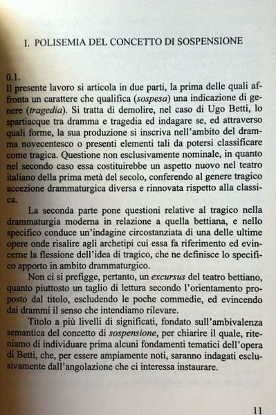 LA TRAGEDIA SOSPESA. DEFINIZIONE DELLA TRAGEDIA MODERNA NEL TEATRO DI …