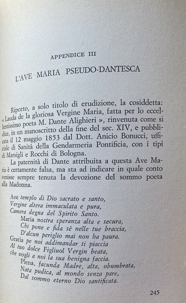 LA VERGINE MADRE NELLA DIVINA COMMEDIA