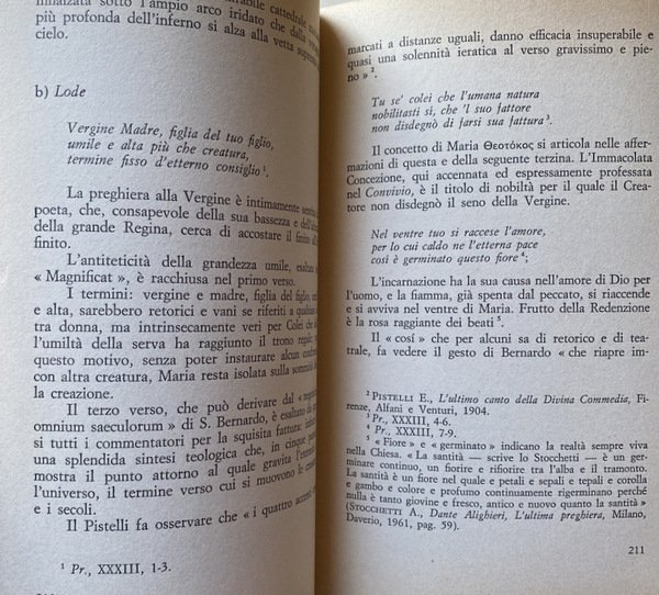 LA VERGINE MADRE NELLA DIVINA COMMEDIA