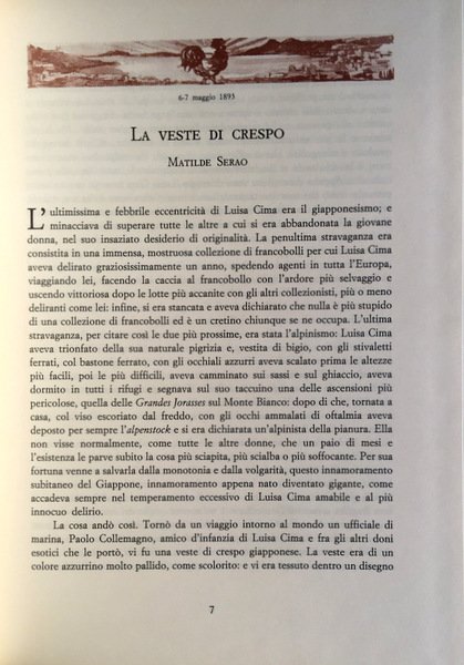 LA VESTE DI CRESPO. CENTO ANNI DI RACCONTI DA IL …