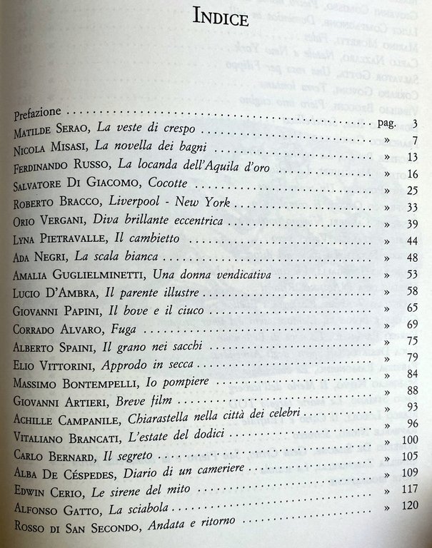 LA VESTE DI CRESPO. CENTO ANNI DI RACCONTI DA IL …