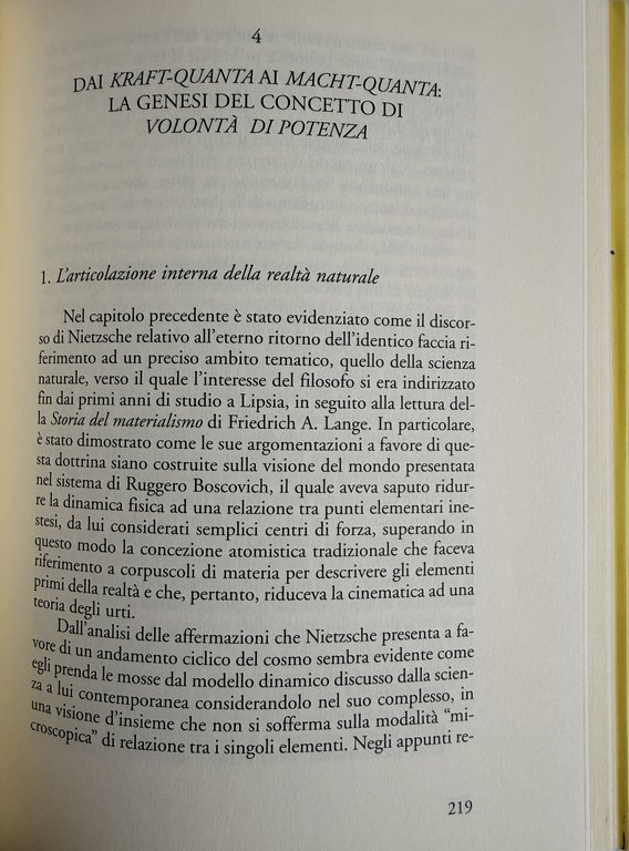 LA VISIONE DINAMICA DEL MONDO. NIETZSCHE E LA FILOSOFIA NATURALE … | Immagine Gallery 20