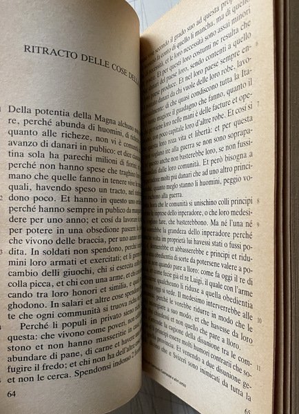 LA VITA DI CASTRUCCIO CASTRACANI E ALTRI SCRITTI. A CURA …